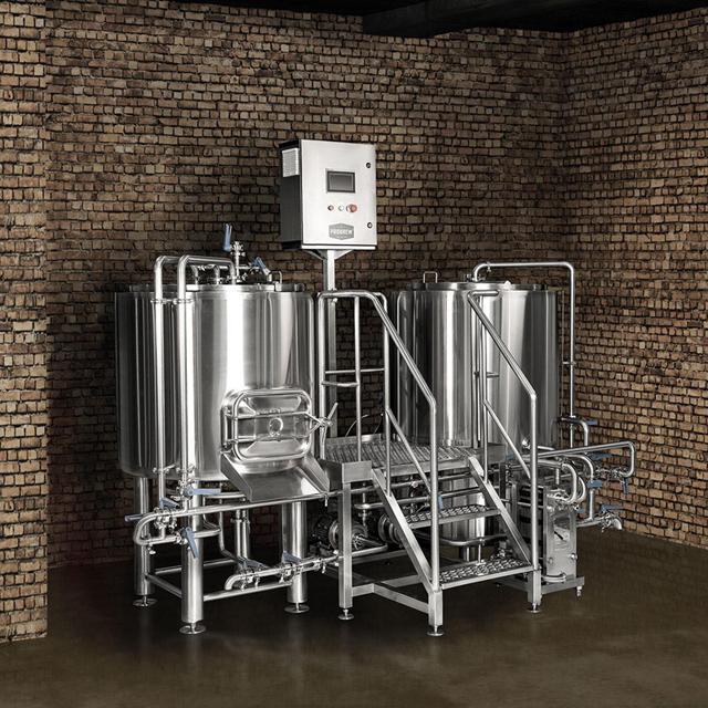 600L Combinada 2 ou 3-Vessel Beer Brewhouse Stout Beer Making Planta Venda