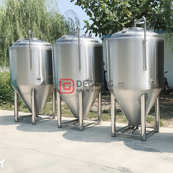500L pressionados e isolados tanque de fermentação de cerveja de aço inoxidável para venda