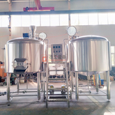 2000L comercial utilizado elétrica e vapor de aquecimento 2 navios Brewhouse Beer Mashing Equipamentos para venda