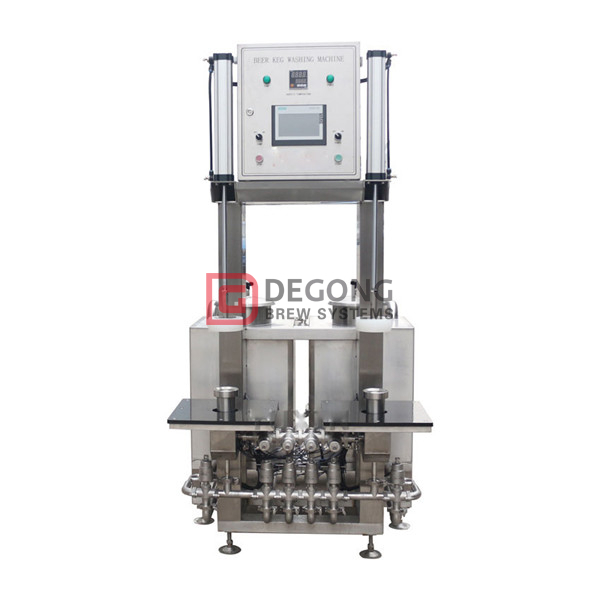 Máquina de lavar de aço inoxidável do barril de cerveja dos bocais duplos para venda