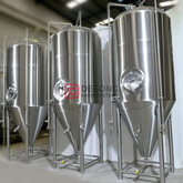 Equipamento customizável novo cónico da cervejaria do fermentador de cerveja 10BBL Jacketed para venda Colômbia