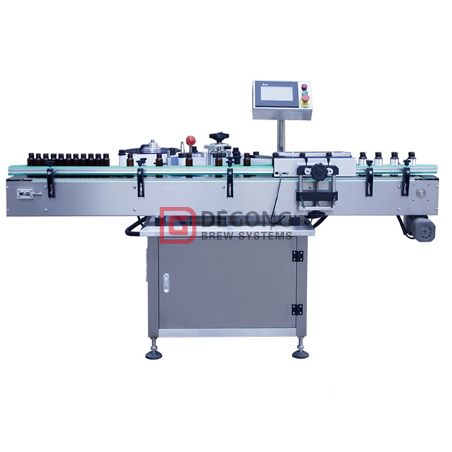Máquina de etiquetas de aço inoxidável customizável redonda automática da luva da garrafa de cerveja para a venda