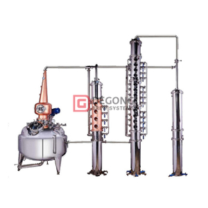 800L de gim cobre ainda coluna de equipamento de destilação personalizada fábrica de cerveja