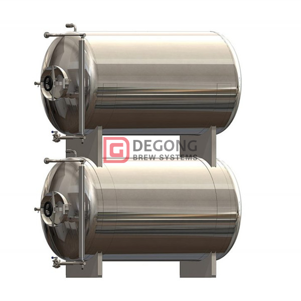 500L horizontalmente empilhável isolado brilhante cerveja tanque / cerveja tanque de armazenamento para venda