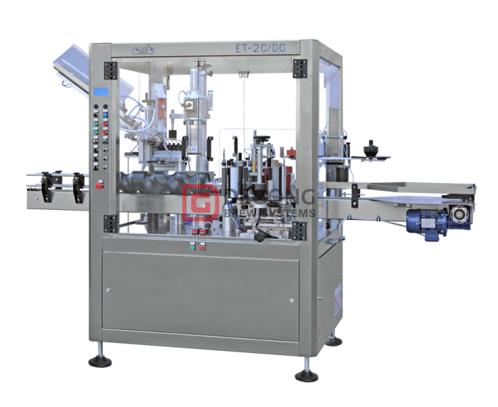 Máquina de etiquetagem totalmente automática da CE para garrafas redondas de vidro na China