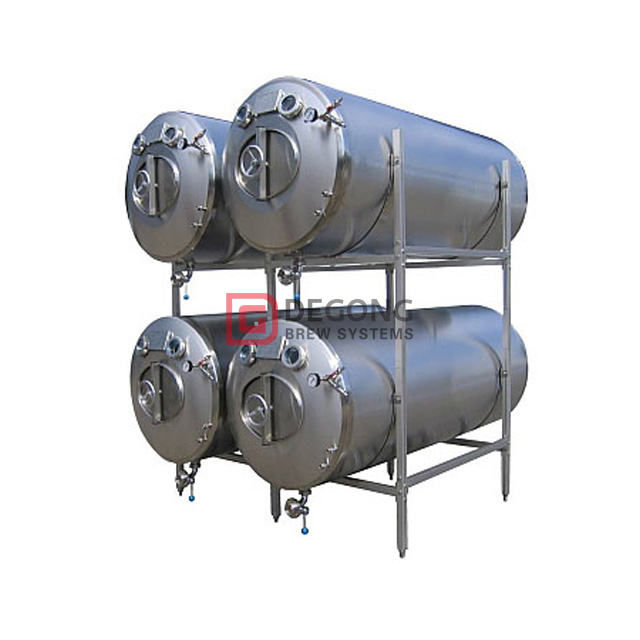 10HL Tanques de Lagering Horizontal Brite Tanque de Cerveja Tanques de Aço Inoxidável Personalizados para Cervejarias nos EUA