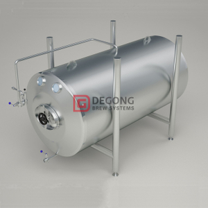 20BBL isolados de aço inoxidável horizontal Beer Brite / Servindo Tanque para fazer cerveja pub