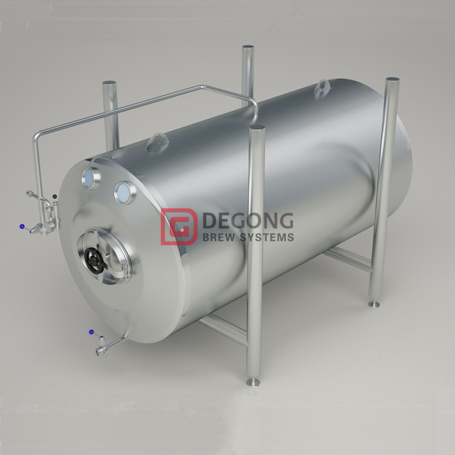 20BBL isolados de aço inoxidável horizontal Beer Brite / Servindo Tanque para fazer cerveja pub