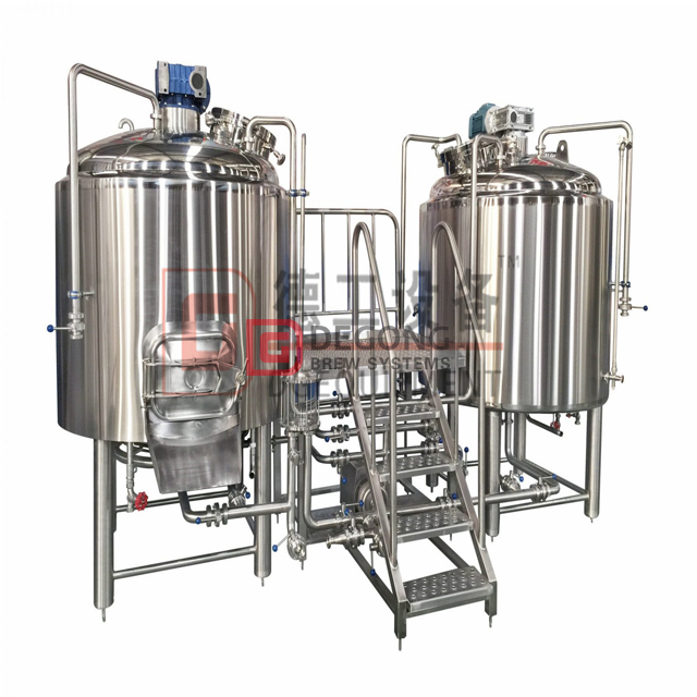 Fábrica de Cervejaria 10HL Equipamento de sistema de fabricação de cerveja artesanal de Aço Inoxidável comercial na Eslovênia