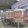 2000L restaurante utilizado Red Copper Commercial 3 navios Beer Brewhouse Brewing Equipamentos para venda