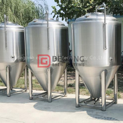 Jaqueta de resfriamento 10HL Tanque de fermentação em aço inoxidável CCT BBT brite tank tank Sistema de fabricação de cerveja Linha de produção de cerveja França