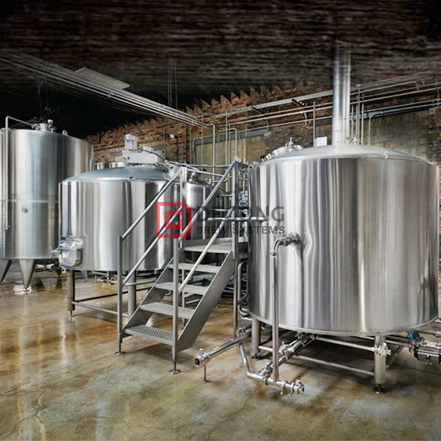 Sistema de fabricação de cerveja a vapor Turnkey 1000L Equipamento de cervejaria de qualidade superior na França