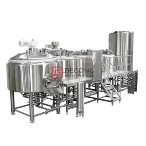 Sistema de cervejaria de cerveja em aço inoxidável 1500L 2/3/4 fábrica de equipamentos de cervejaria de embarcação