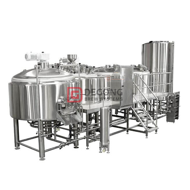Sistema de cervejaria de cerveja em aço inoxidável 1500L 2/3/4 fábrica de equipamentos de cervejaria de embarcação