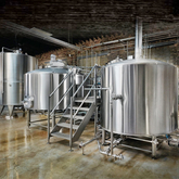 Brewhouse cerveja 2000L automatizados vapor aquecido aço Venda