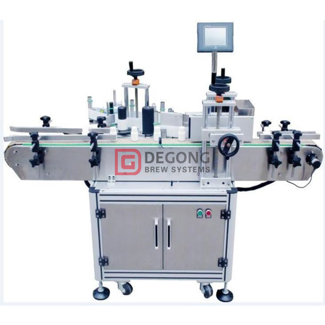 Máquina de etiquetas de aço inoxidável customizável redonda automática da luva da garrafa de cerveja para a venda