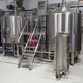 Sistema de fabricação de cerveja a vapor Turnkey 1000L Equipamento de cervejaria de qualidade superior na França