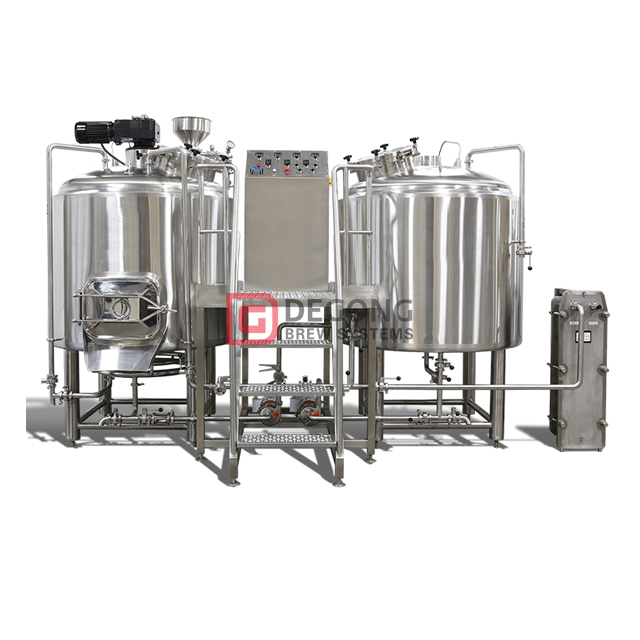 Fábrica de Cervejaria 10HL Equipamento de sistema de fabricação de cerveja artesanal de Aço Inoxidável comercial na Eslovênia