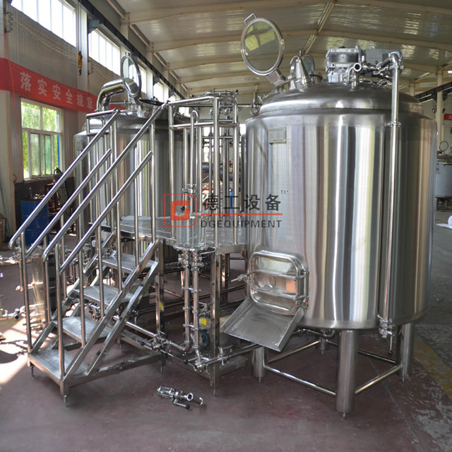 Industrial Brewing System 2000L equipamento da cerveja 3 Vessel Brewhouse