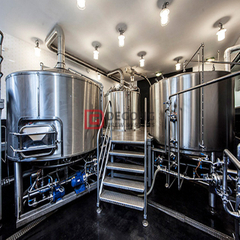 Equipamento de aço inoxidável da fabricação de cerveja de cerveja 7BBL com sistema de trituração da cervejaria da cerveja do aquecimento de vapor