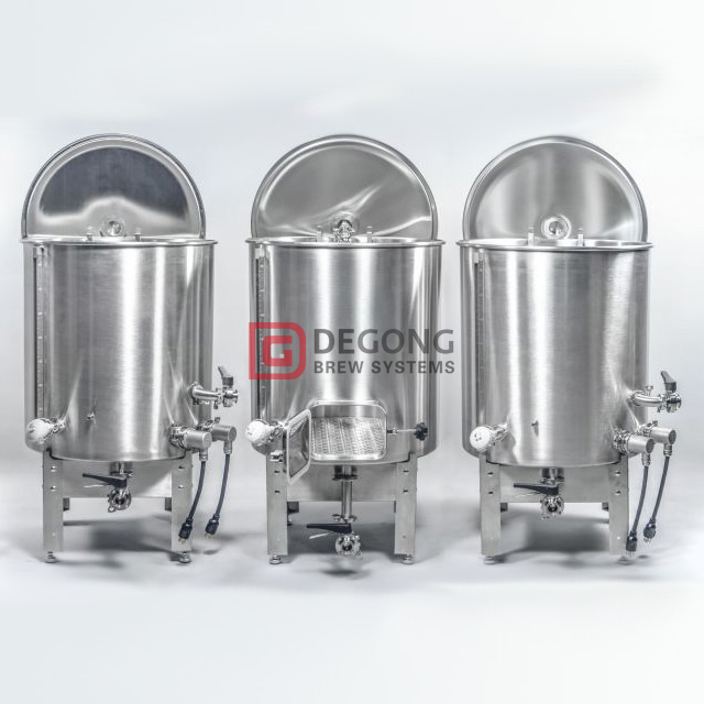 200L 2 Embarcações Ou 3 Embarcações Brewhouse Sistema de Aço Inoxidável Cerveja Equipamento de Fabricação de Cerveja Maufacturer