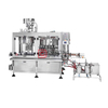 14-12-4 Máquina de engarrafamento automática de cerveja 3 em 1 sistema de enchimento e nivelamento e limpeza de garrafas de vidro