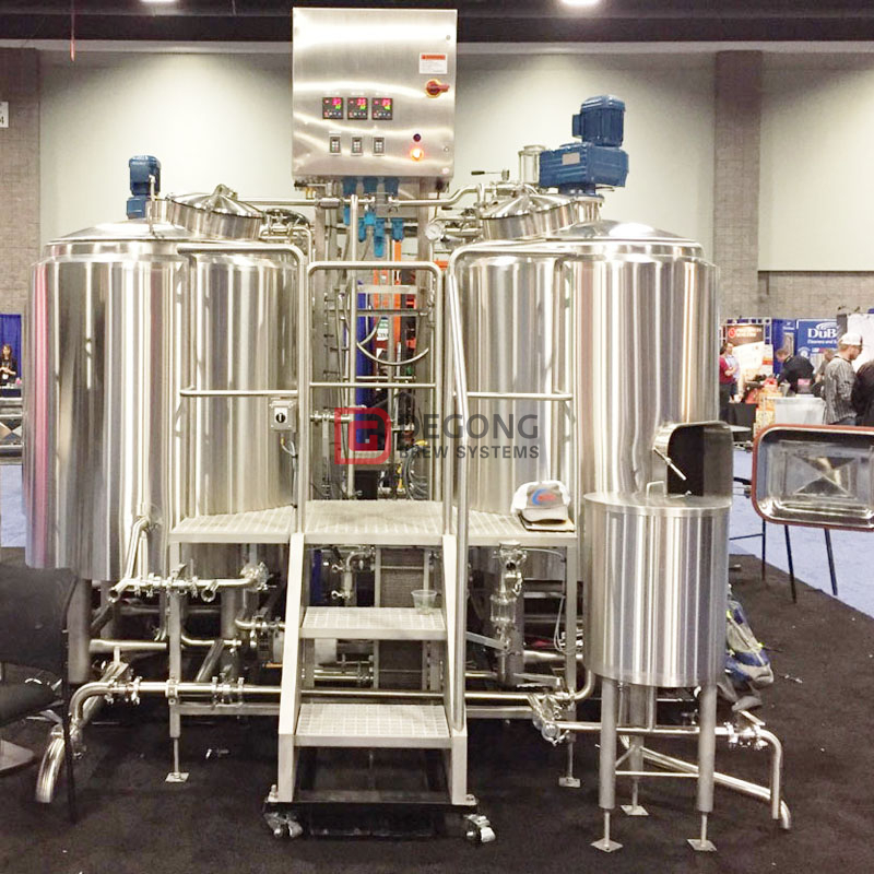 1000L usado comercialmente aço inoxidável equipamento de fabricação de cerveja de cerveja automaticamente para venda