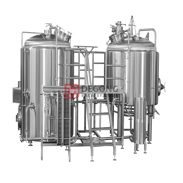 Configurações populares Fábrica de fabricação de equipamentos de cervejaria industrial de aço inoxidável de 2 navios na Inglaterra Liverpool