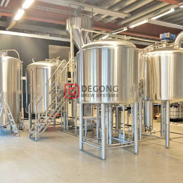Sistema de fabricação de cerveja a vapor Turnkey 1000L Equipamento de cervejaria de qualidade superior na França