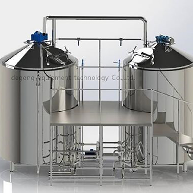 Equipamento de aço inoxidável da cervejaria da cerveja 500L 2 embarcação / 3 embarcações / 4 embarcações personalizado para venda