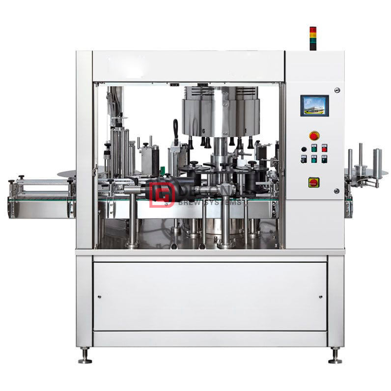 Máquina de enchimento de latas de cerveja linha de máquina de enchimento e costura de cerveja / máquina de embalagem de latas de cerveja para venda