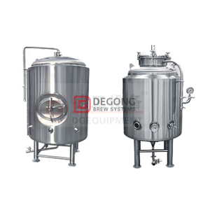 304 aço inoxidável 10BBL Jacketed Brite Beer tanque ou única parede Disponível Cerveja Linha de Produção