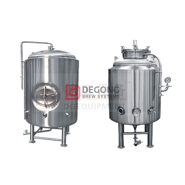 304 aço inoxidável 10BBL Jacketed Brite Beer tanque ou única parede Disponível Cerveja Linha de Produção