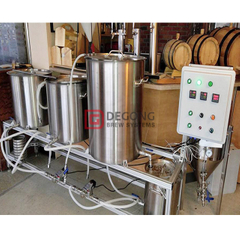 Equipamento de microcervejaria 100L brewpub Mini equipamento de fabricação de cerveja de aço inoxidável para venda na Itália