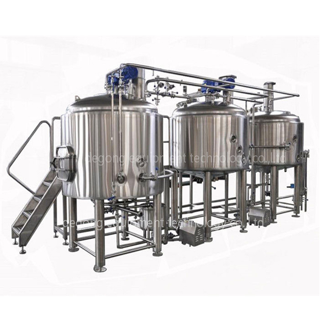 7BBL de aço inoxidável personalizado Food Grade Craft Beer Brewhouse Equipment com aquecimento a vapor para venda