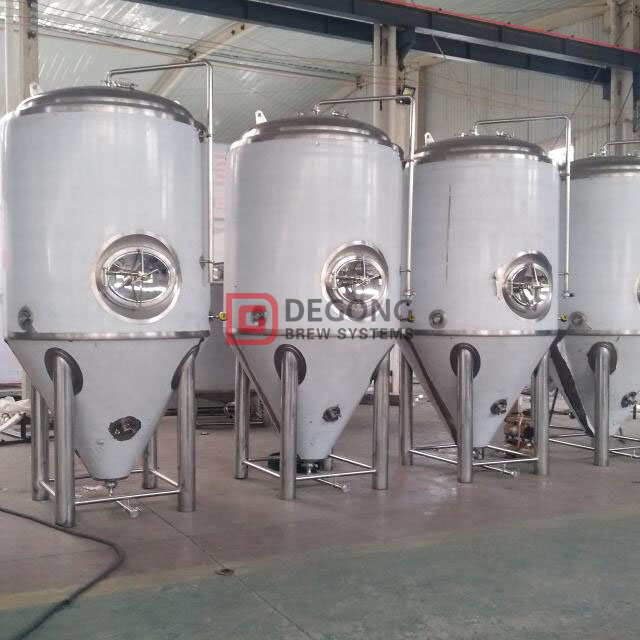 Equipamento de cervejaria artesanal 10HL de aço inoxidável e exterior com máquina de fabricação de cerveja automática comercial de cobre vermelha para venda