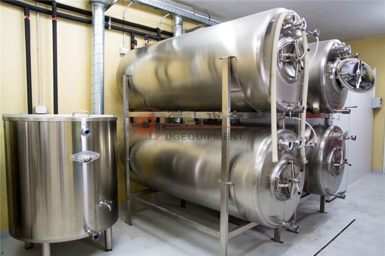tanque de cerveja pilsen horizontal
