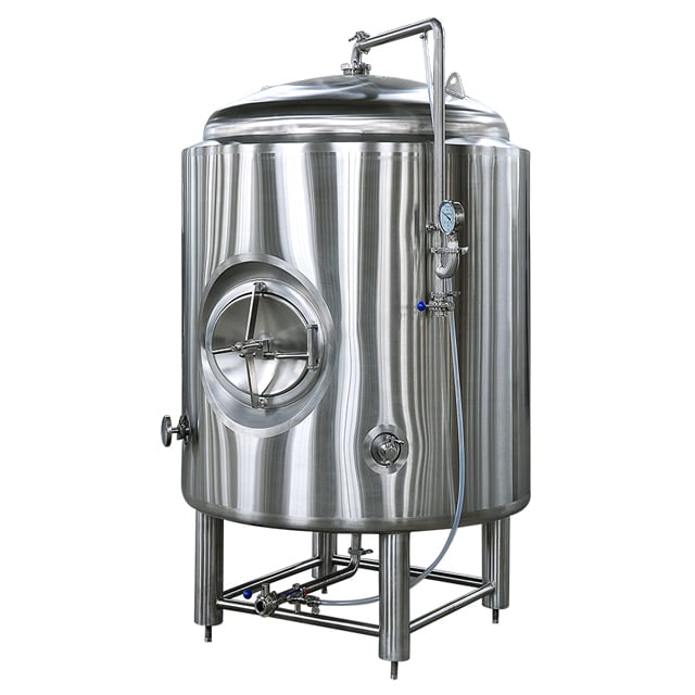 Jaqueta de resfriamento 10HL Tanque de fermentação em aço inoxidável CCT BBT brite tank tank Sistema de fabricação de cerveja Linha de produção de cerveja França