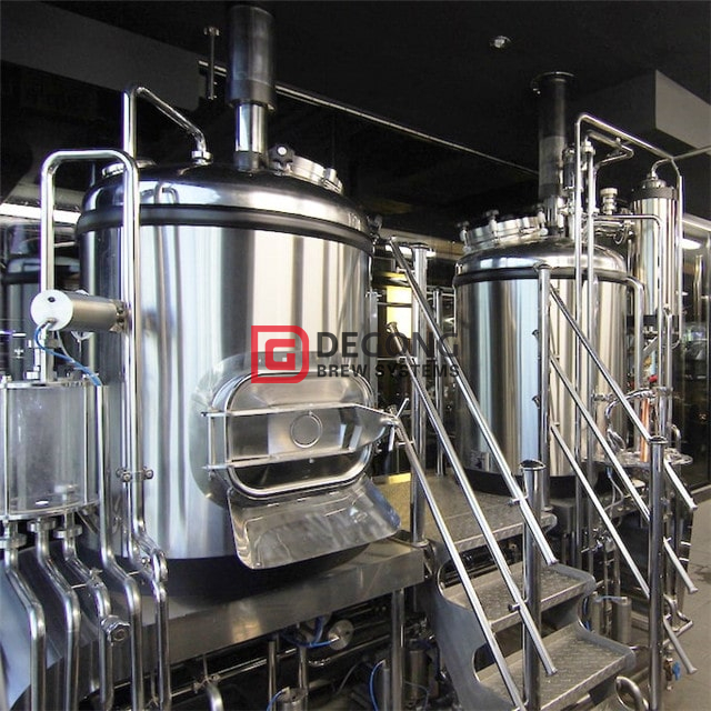1000L Equipamento de Fabricação de Cerveja Turnkey com Isolamento Duplo de Aquecimento a Vapor Gravidade Cerveja Planta Completa
