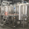 Linha de Fabricação de Cerveja Cônica SS 304 Isolada na Parede Dupla de 500 Litros com Aquecimento Elétrico e a Vapor