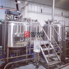1000L Equipamento de Fabricação de Cerveja Turnkey com Isolamento Duplo de Aquecimento a Vapor Gravidade Cerveja Planta Completa