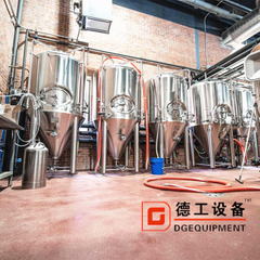 Fermentador de tanque de fermentação com revestimento 500L com fundo cônico