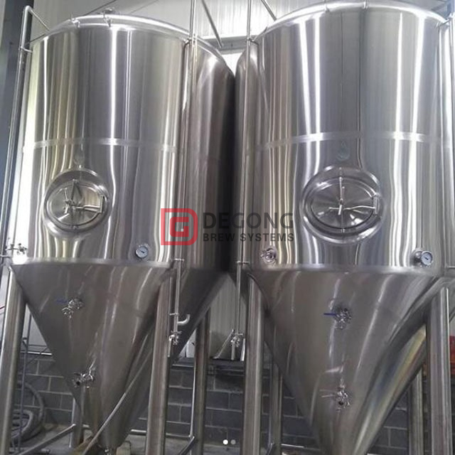 Tanque de fermentação de aço inoxidável comercial da cerveja do revestimento da ondulação 5BBL / tanque cônico cilíndrico