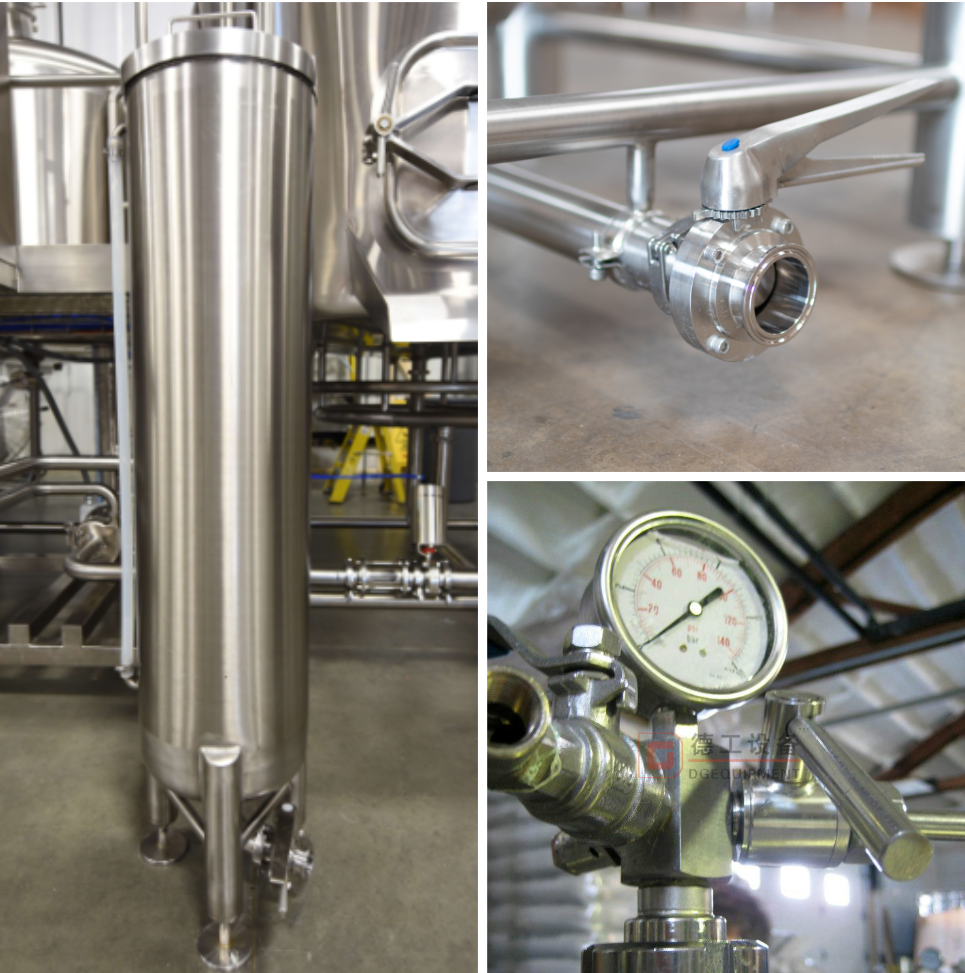 BOMBA DE TANQUE DE LEVEDURA E MEDIDOR DE PRESS&Atilde;O