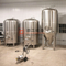 Equipamento de aço inoxidável comercial da cervejaria da cerveja do ofício 10BBL com isolação