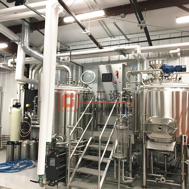 500L turnkey craft brewhouse euqipiment com método de aquecimento a vapor para cervejaria cervejaria pub