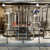 500L turnkey craft brewhouse euqipiment com método de aquecimento a vapor para cervejaria cervejaria pub