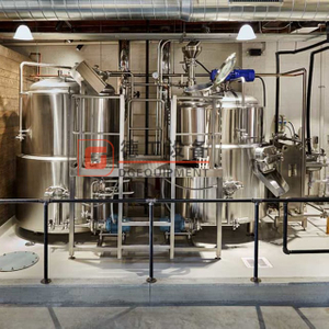 500L turnkey craft brewhouse euqipiment com método de aquecimento a vapor para cervejaria cervejaria pub