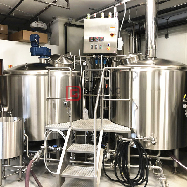 500L micro equipamento automatizado da fabricação de cerveja de cerveja de 2/3 embarcações para o brewpub / hotel / restaurante
