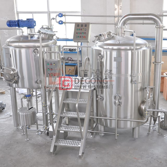 1000L Equipamento de Fabricação de Cerveja Turnkey com Isolamento Duplo de Aquecimento a Vapor Gravidade Cerveja Planta Completa